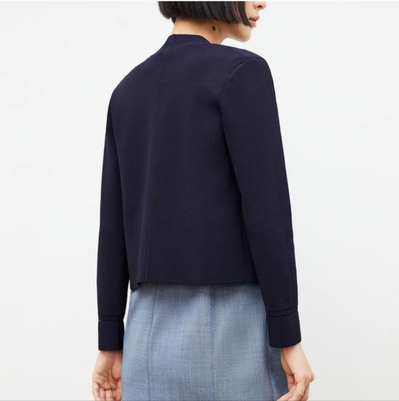 M.M Lafleur The Sant Ambroeus Jardigan Navy Cardigan Jacket - Picture 2 of 10